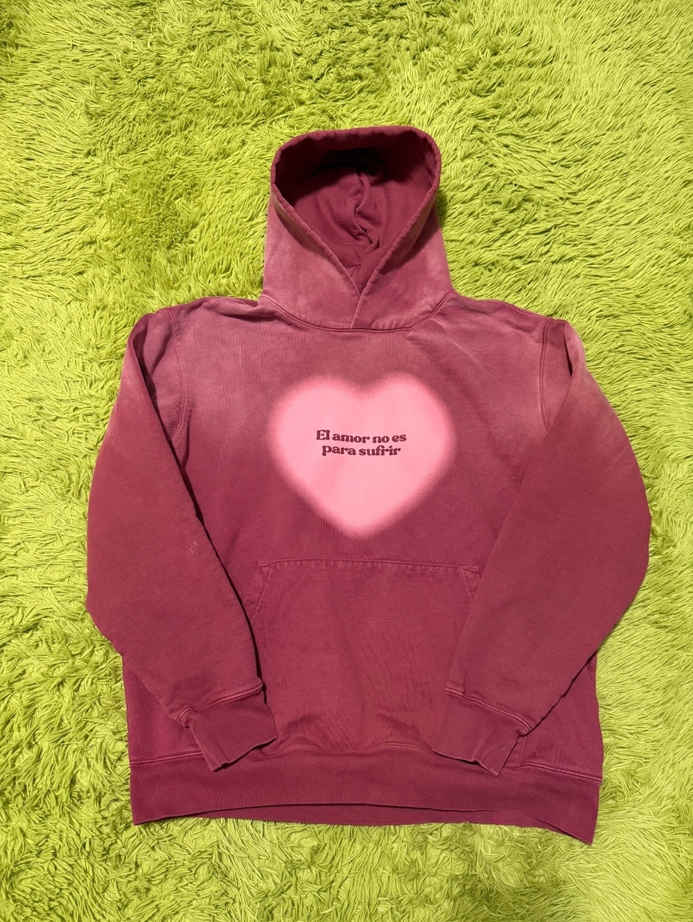 Official Karol G AMOR HOODIE Size Large Red